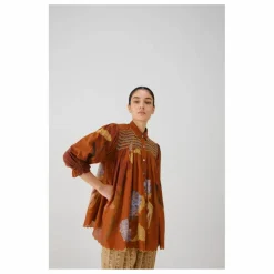 Blouse Judy Foliage | Terracotta
