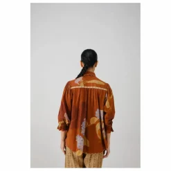 Blouse Judy Foliage | Terracotta