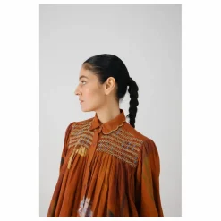 Blouse Judy Foliage | Terracotta