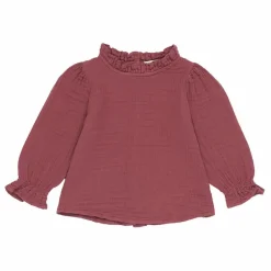 Blouse Julieta Coton Responsable | Rouge framboise
