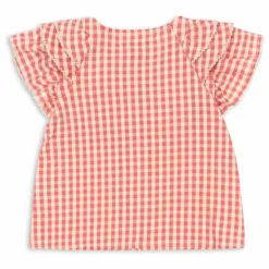 Blouse Kim Volant Coton Bio | Rose