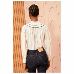 Blouse Lennie Popeline de Coton | Ivoire