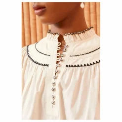Blouse Lennie Popeline de Coton | Ivoire