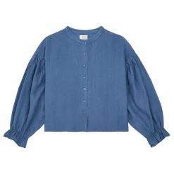 Blouse Lin | Bleu