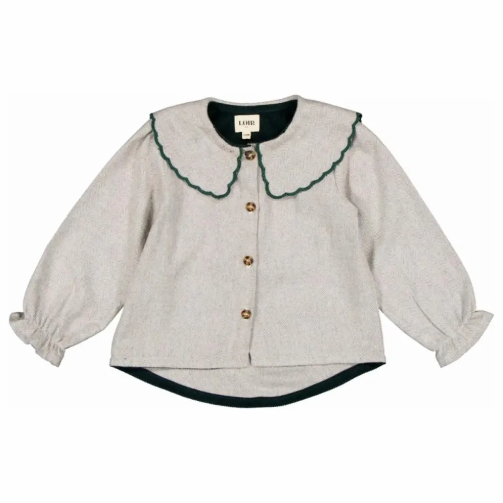 Blouse Loretta Coton Bio | Gris
