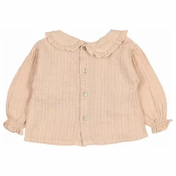 Blouse Lurex Coton Bio | Rose