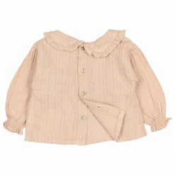 Blouse Lurex Coton Bio | Rose
