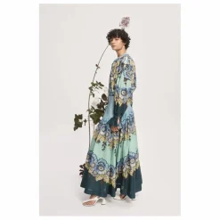Blouse Madalena Coton et Soie | Bleu