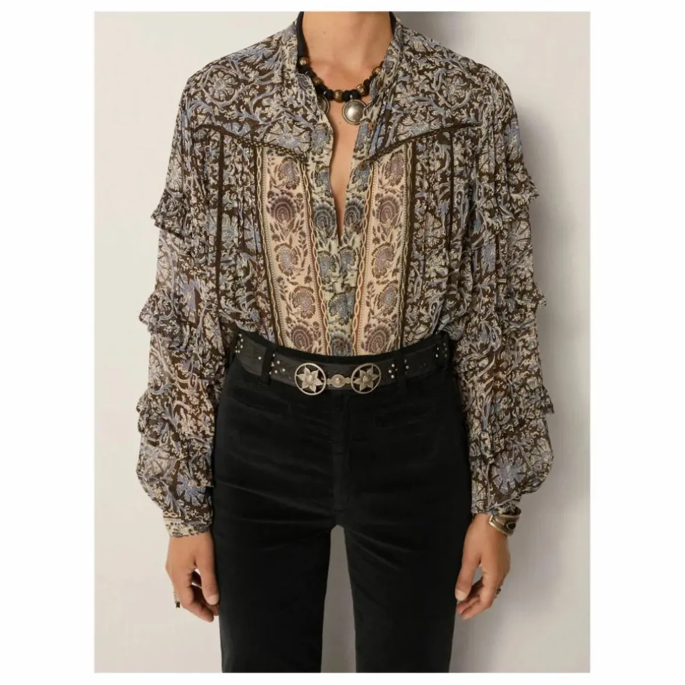 Blouse Madurai Camilla | Bleu