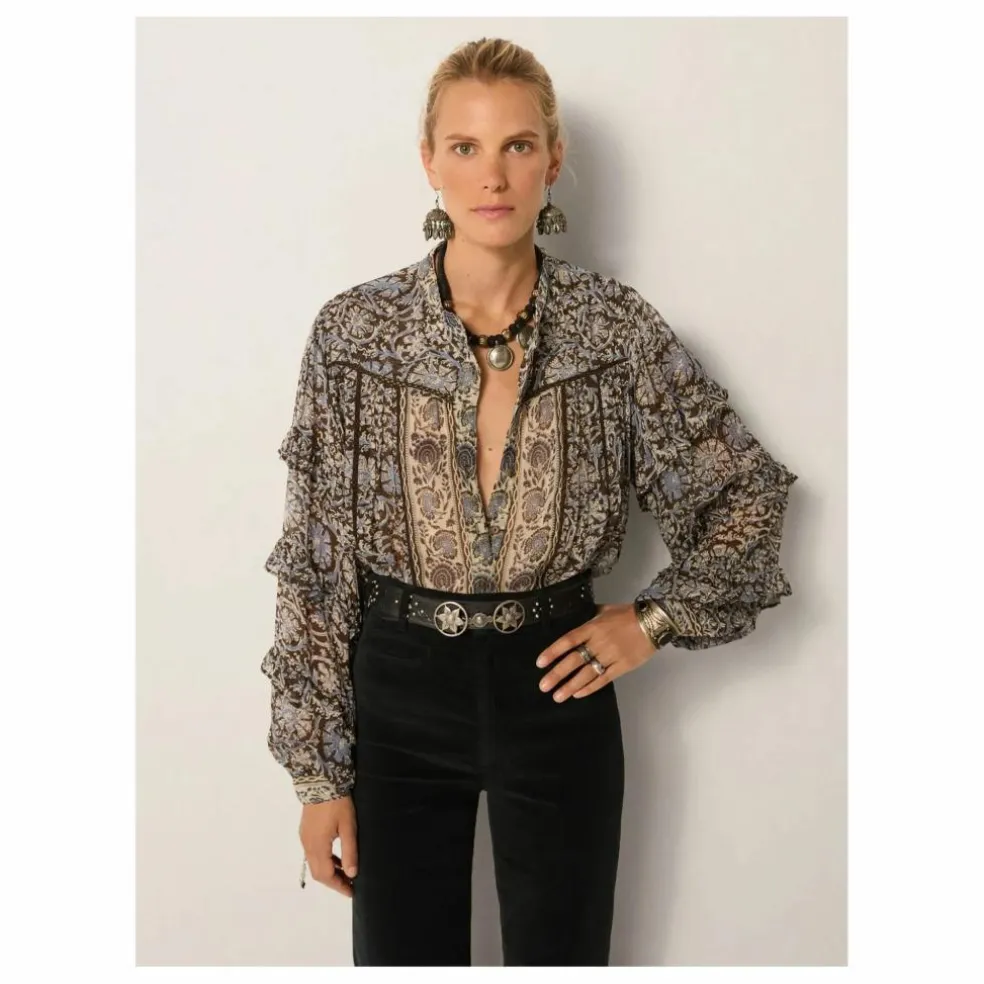 Blouse Madurai Camilla | Bleu
