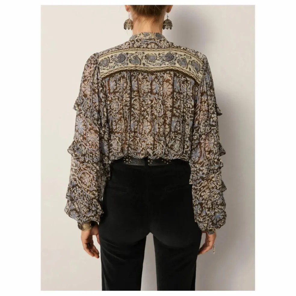 Blouse Madurai Camilla | Bleu