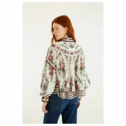 Blouse Magestic Hearts | Crème