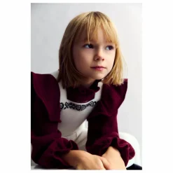 Blouse Maitea Double Gaze de Coton | Bordeaux