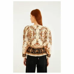 Blouse Majestic Garden | Sable