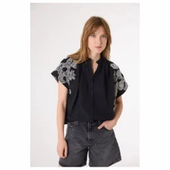 Blouse Maya Dune Brodée | Noir