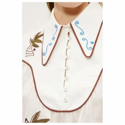 Blouse Mina Brodée | Blanc