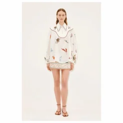Blouse Mina Brodée | Blanc