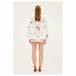 Blouse Mina Brodée | Blanc