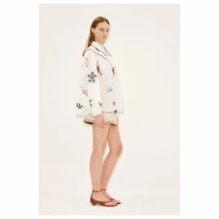 Blouse Mina Brodée | Blanc