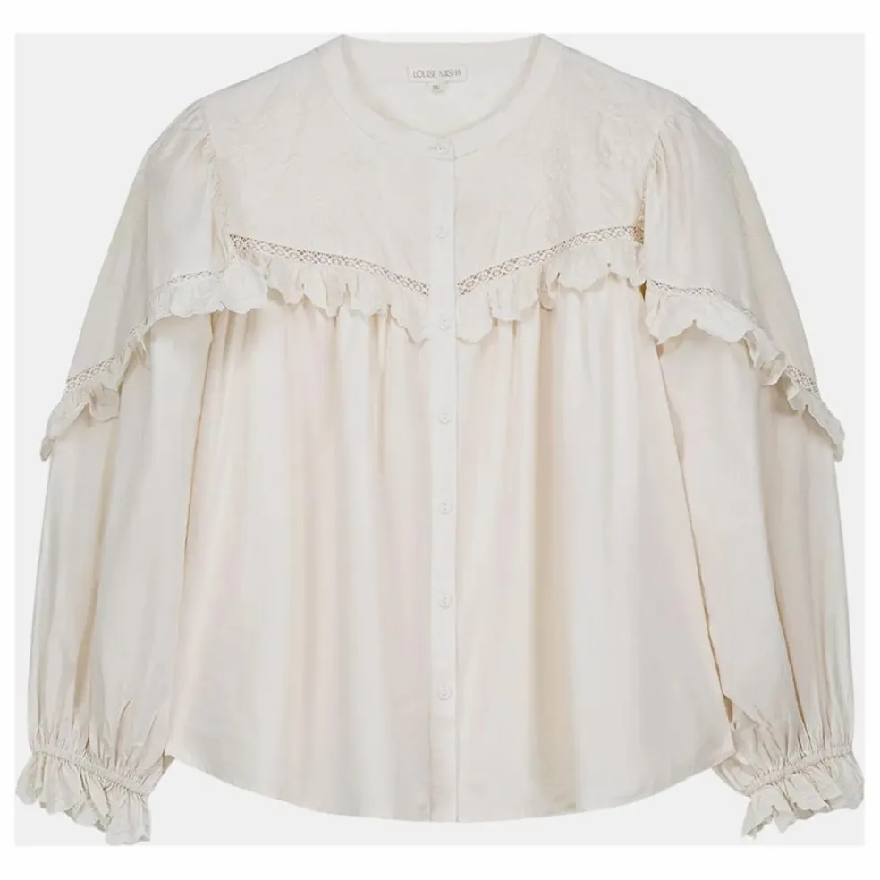 Blouse Noelianne Popeline de Coton Bio - Collection Femme | Crème