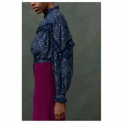 Blouse Noelianne Starlit Sky Coton Bio - Collection Femme | Bleu nuit