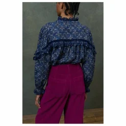 Blouse Noelianne Starlit Sky Coton Bio - Collection Femme | Bleu nuit