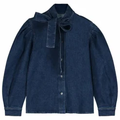 Blouse Nœud | Denim