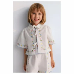 Blouse Nœuds Hermione | Blanc