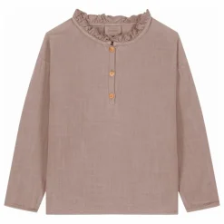 Blouse Olympe Gaze de Coton Bio | Mauve