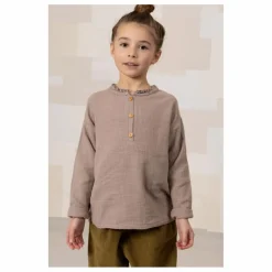 Blouse Olympe Gaze de Coton Bio | Mauve