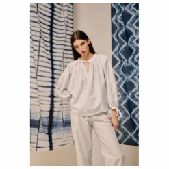 Blouse Ondina Rayée | Bleu