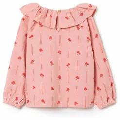 Blouse Peony Velours Côtelé | Rose