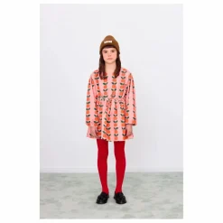 Blouse Pommes Velours Côtelé | Rose