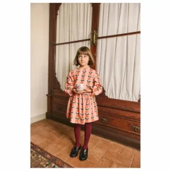 Blouse Pommes Velours Côtelé | Rose