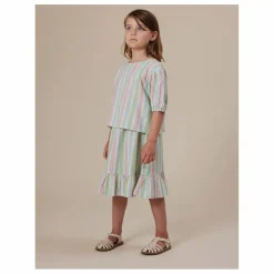 Blouse Puff Lin | Vert amande