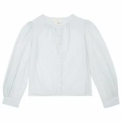 Blouse Rayée | Gris
