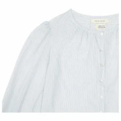Blouse Rayée | Gris