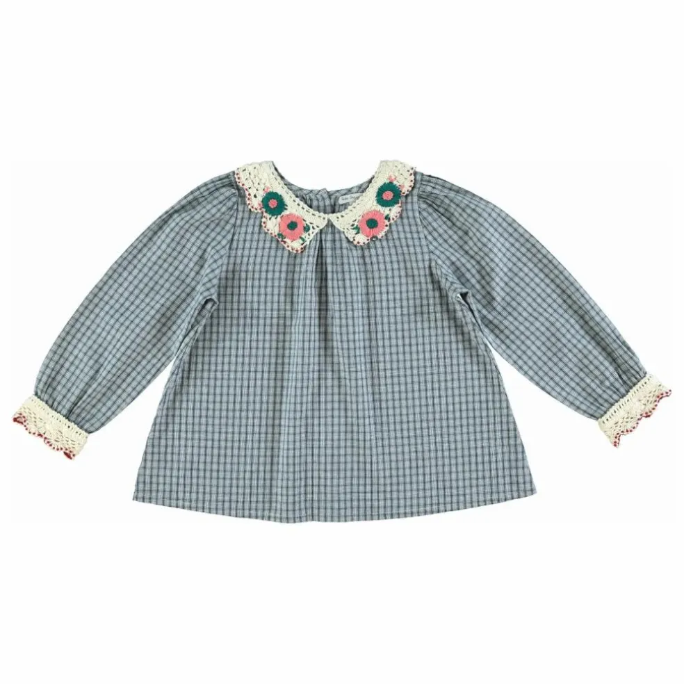 Blouse Rhea Coton Bio | Bleu