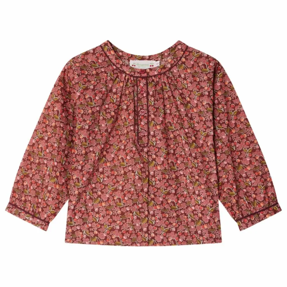 Blouse Saxo Liberty Coton Bio | Mauve