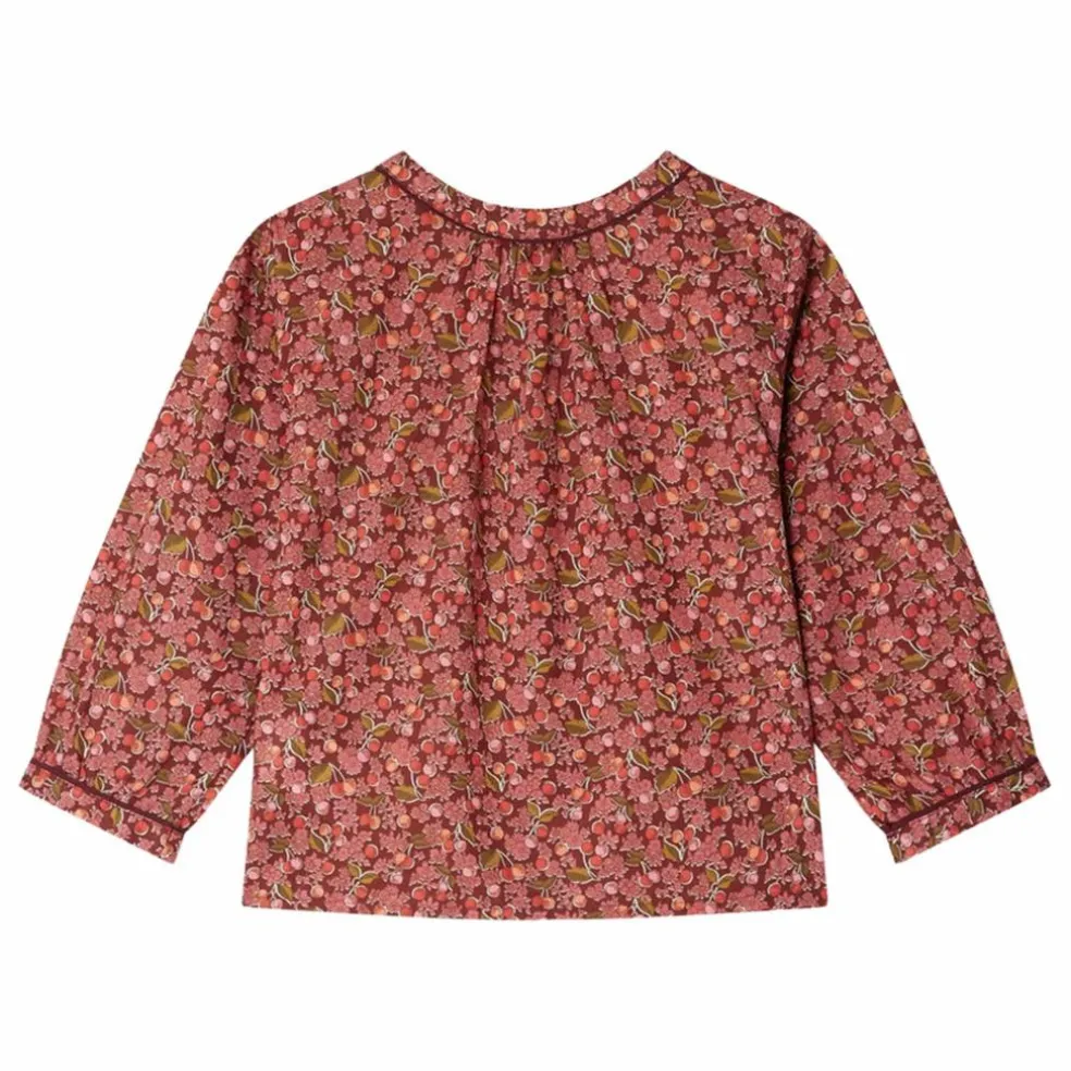 Blouse Saxo Liberty Coton Bio | Mauve
