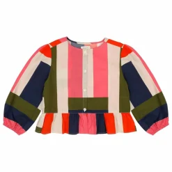 Blouse Sofie Rayée Popeline | Rose