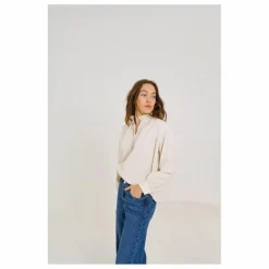 Blouse Soline Velours Milleraies | Ecru