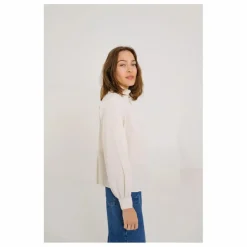 Blouse Soline Velours Milleraies | Ecru