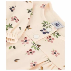 Blouse Tubique Fleurie | Beige