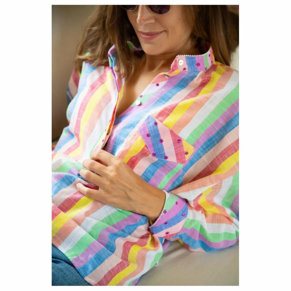 Blouse Tunisienne Beyonce | Bleu