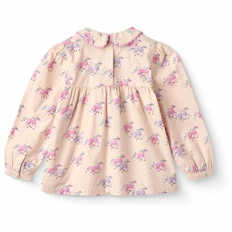 Blouse Unicorne Coton Bio | Rose poudré