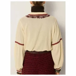 Blouse Vineyard Bruna Crêpe de Coton | Blanc