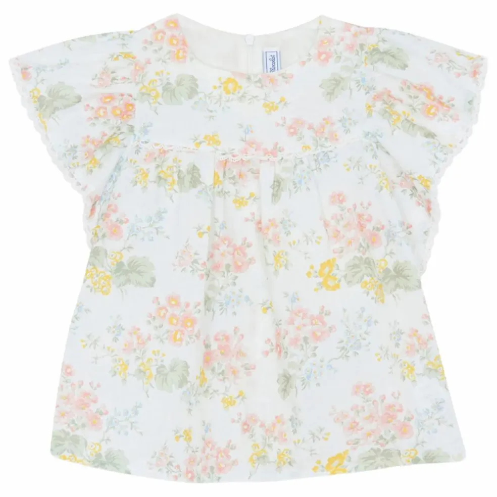 Blouse Volant | Ecru
