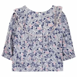 Blouse Volants | Bleu