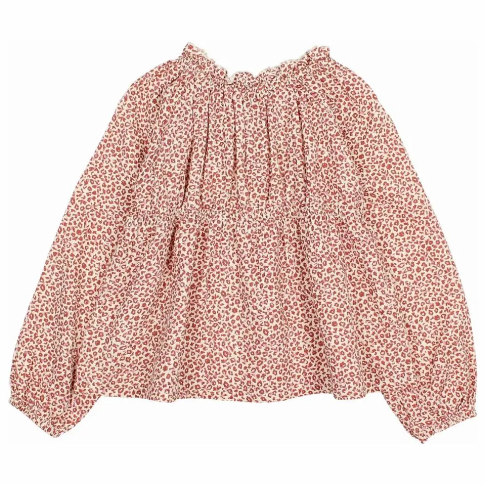 Blouse Volants | Bordeaux